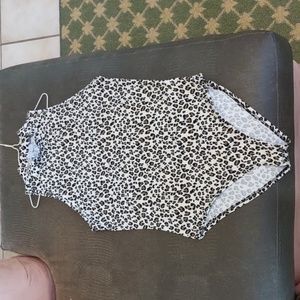 EUC Gaze Animal Print Bodysuit SZ S/M